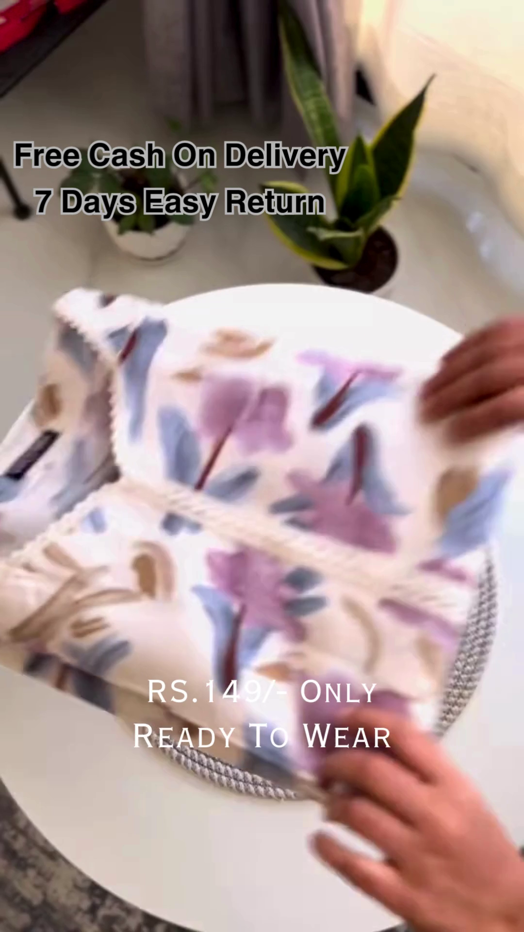 Floral Printed Ready-to-Wear Set – Everyday Elegance
