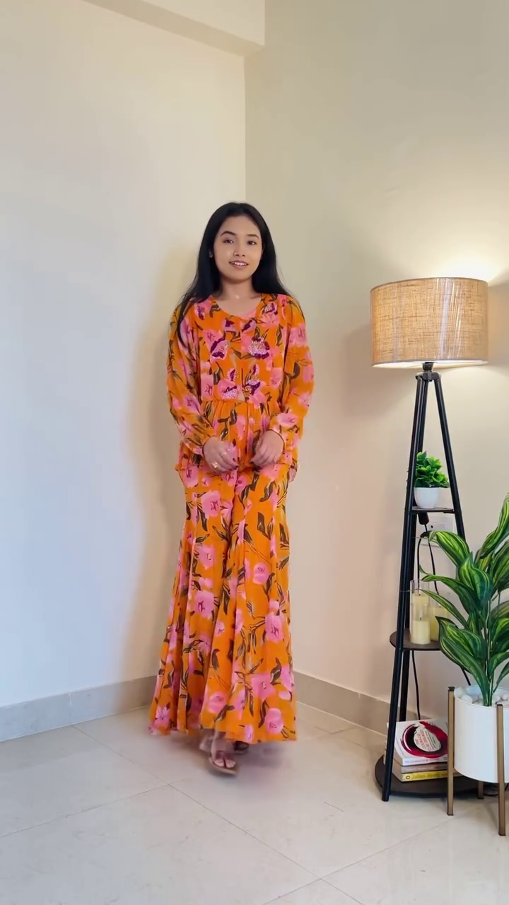 Chic Green Printed Co-Ord Set – Effortless Style for Everyday Elegance