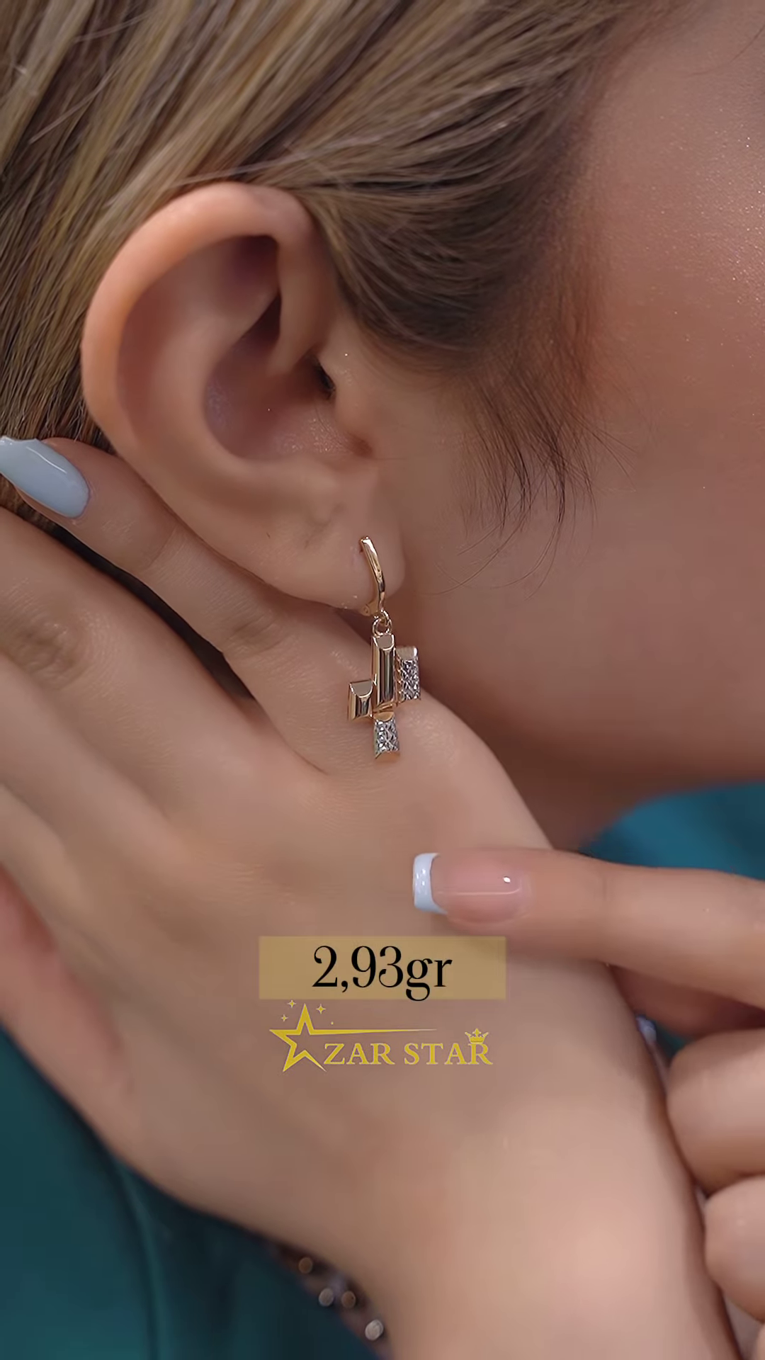 ✨ Sleek Everyday Gold Drop Elegance