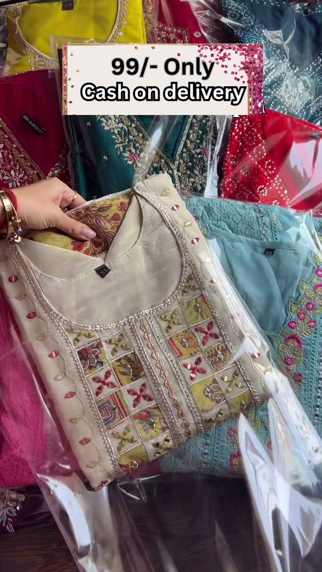 Designer Embroidered Kurti Collection