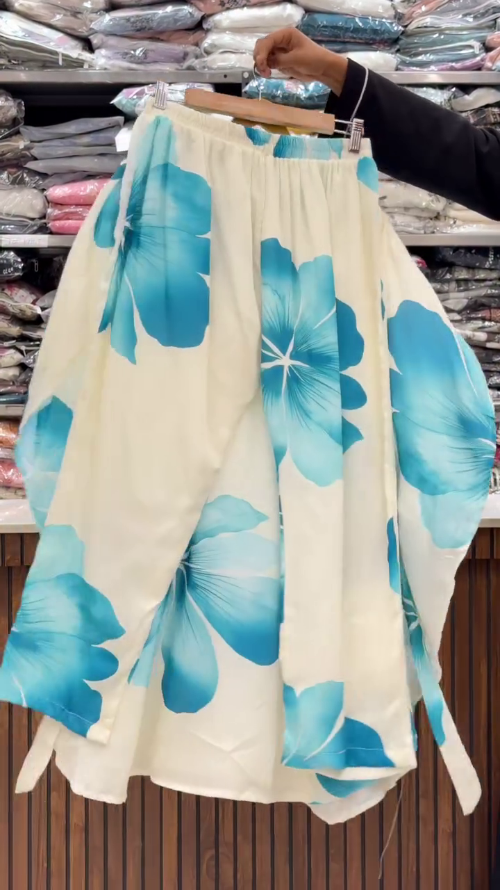 Elegant Floral Kaftan Co-Ord Set – Breezy Style with a Luxe Touch
