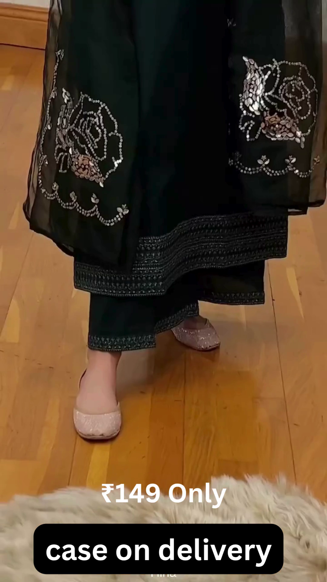 Stylish Dark Green Ethnic Suit