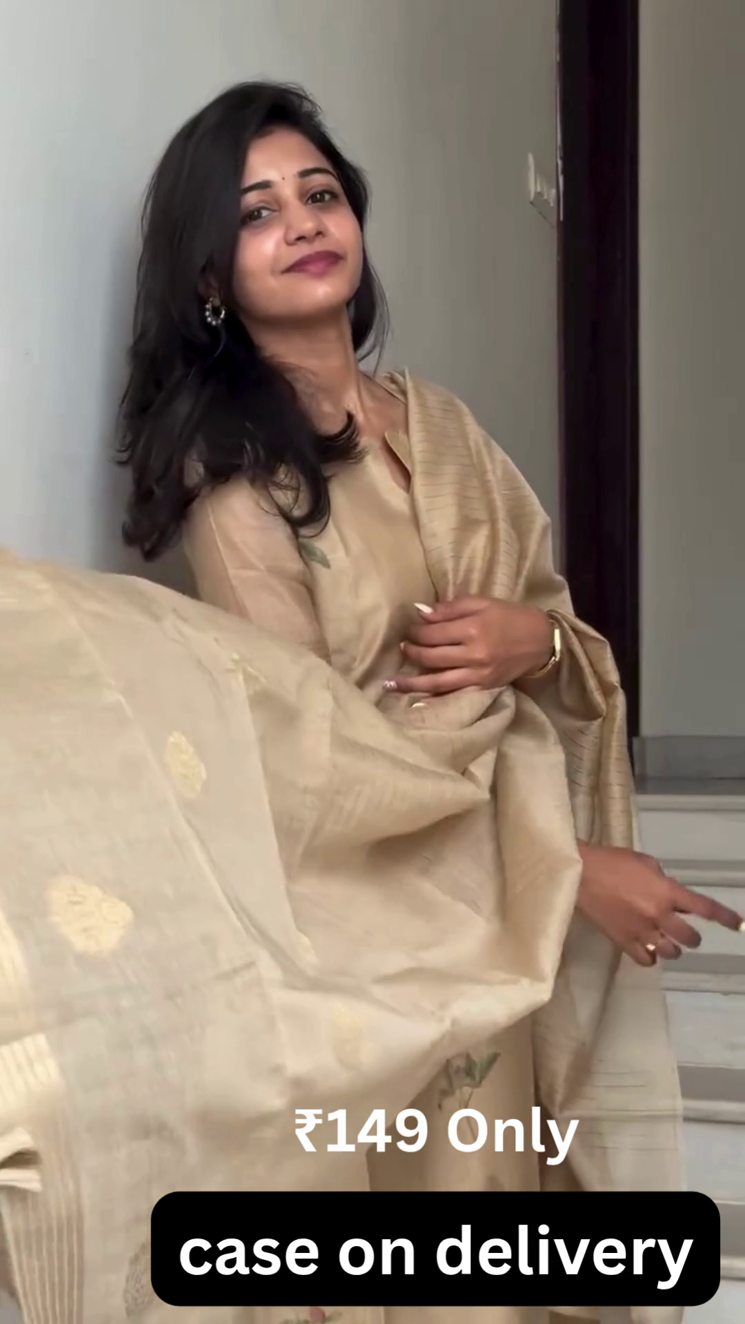 Soft Beige Ethnic Ensemble – Classic Elegance