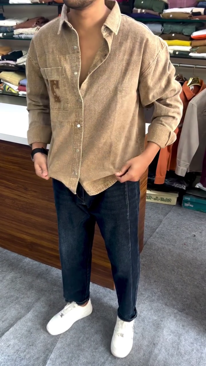 Trendy Oversized Shirt Combo – Relaxed, Stylish & Street Ready!