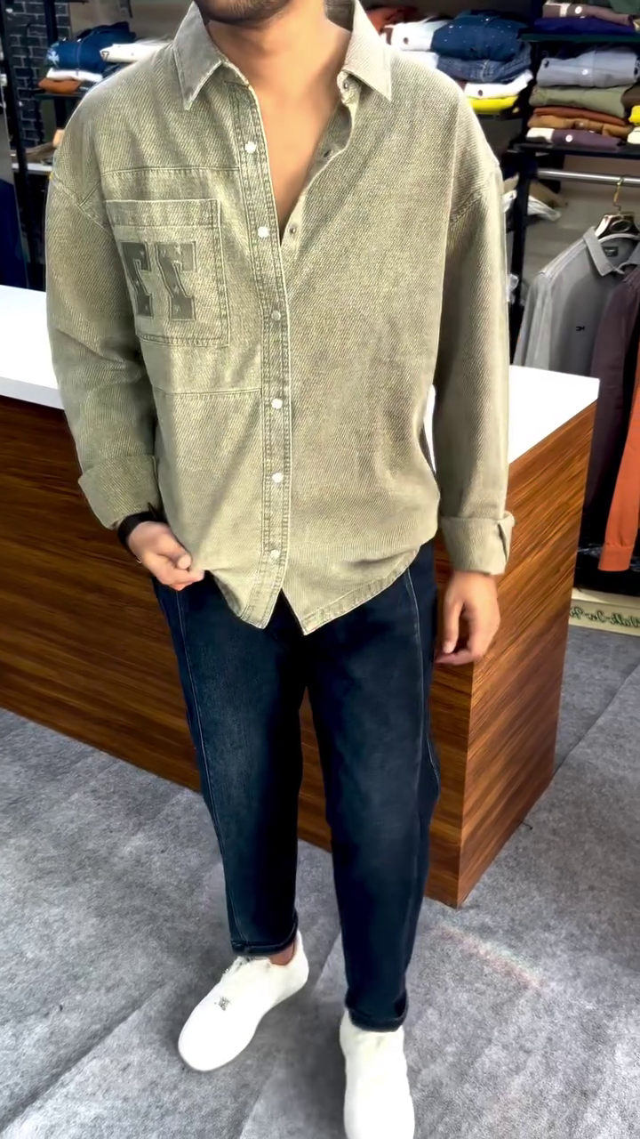 Trendy Oversized Shirt Combo – Relaxed, Stylish & Street Ready!