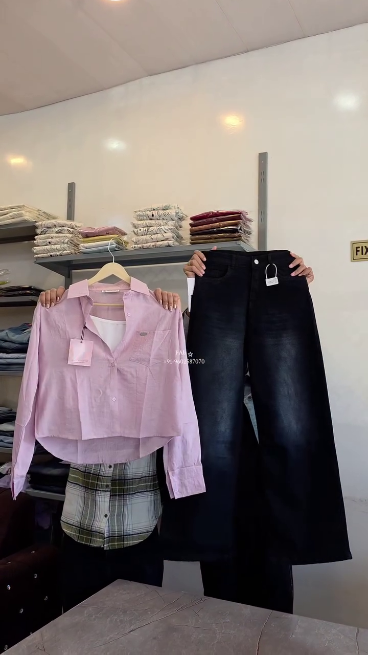 Cute Pink Shirt Combo – Trendy & Perfect Summer Outfit!