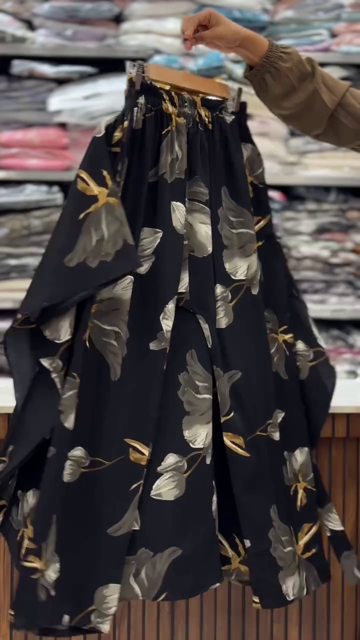 Elegant Black Floral Shirt – Bold, Stylish & Versatile!