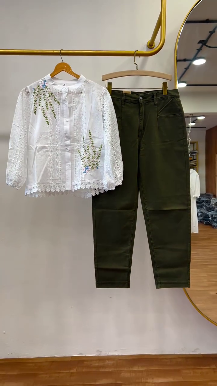 Classic White Shirt Combo – Elegant & Everyday Perfect!