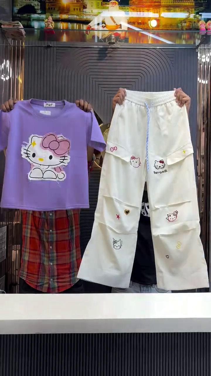 Cute Cartoon Co-ord Set – Fun & Trendy Outfit