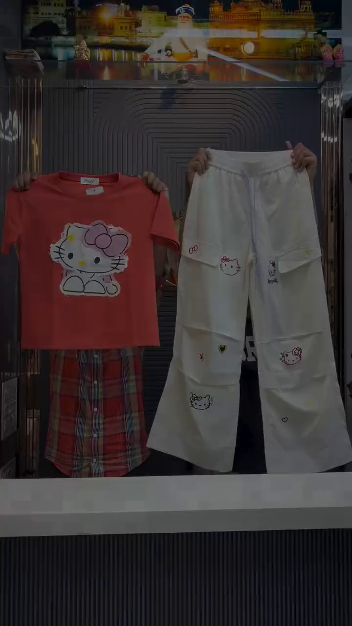Cute Cartoon Co-ord Set – Fun & Trendy Outfit