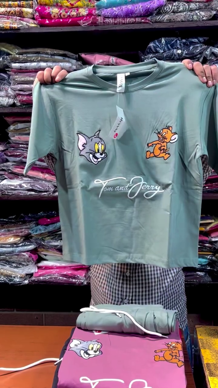 Trendy Tom & Jerry Co-ord Set – Fun, Comfortable & Stylish