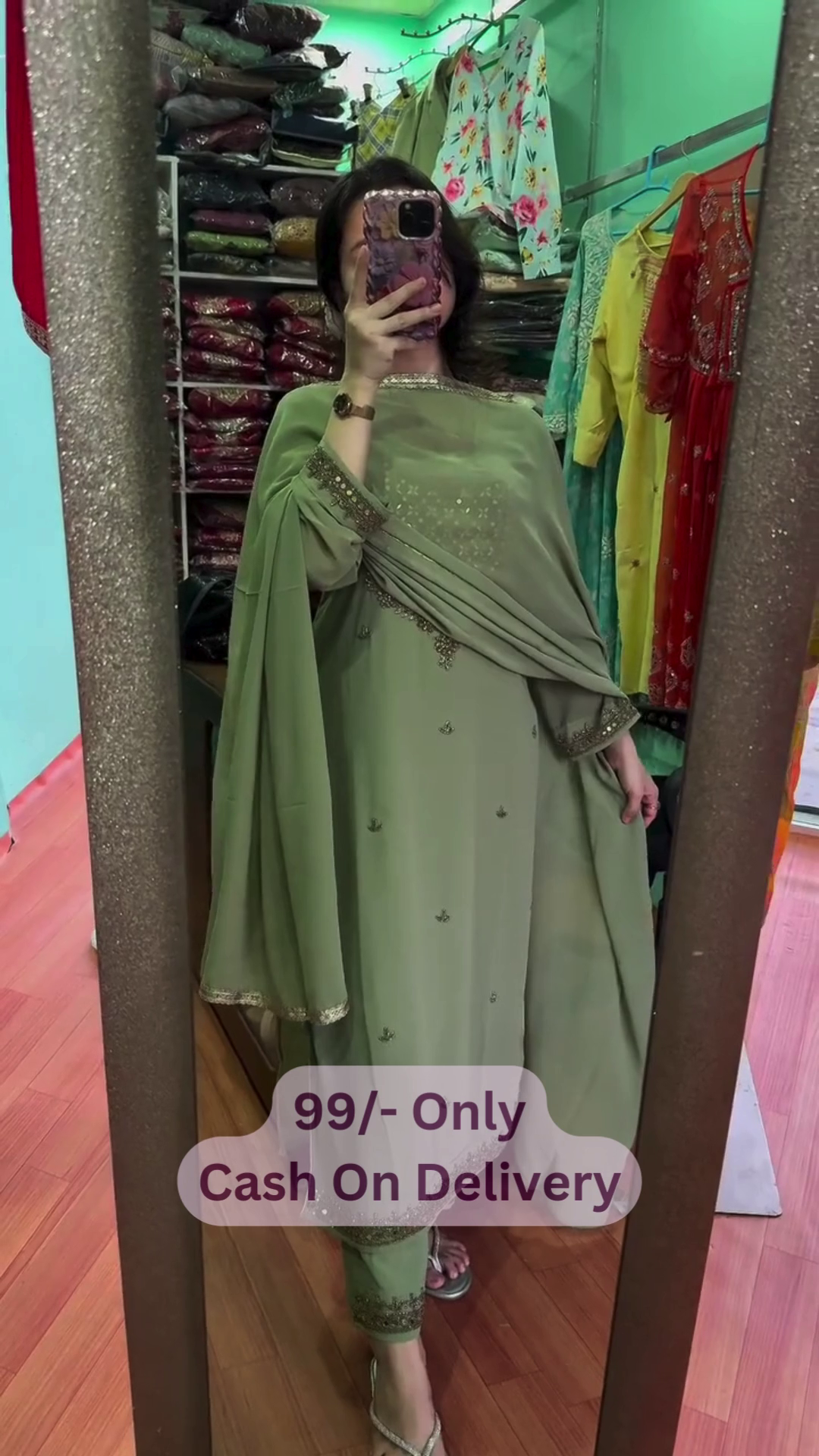 Graceful Olive Green Kurta Set – Minimal, Elegant & Everyday Chic