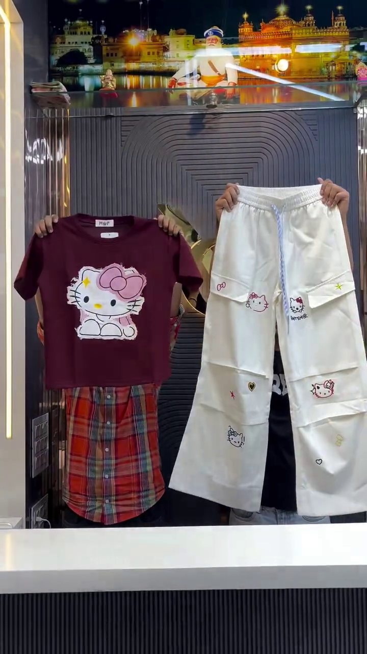 Adorable Cartoon Co-ord Set – Cute, Fun & Trendy Outfit