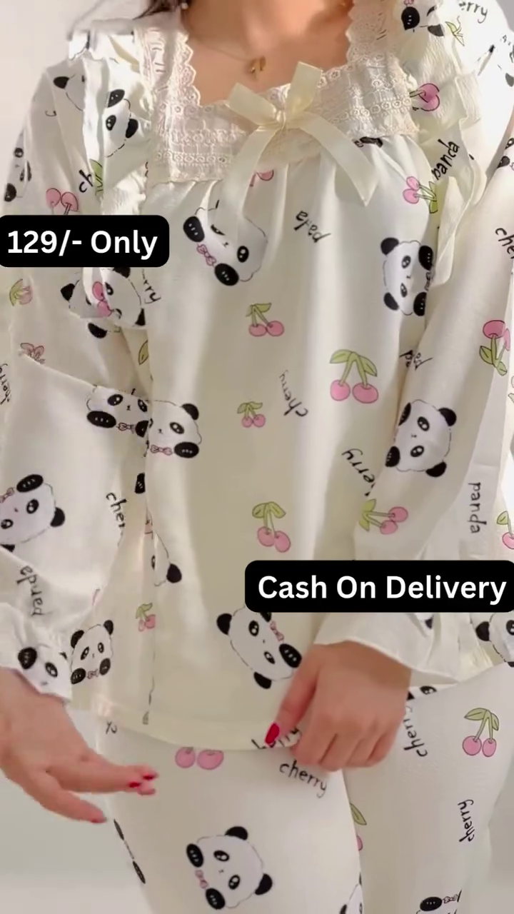 Adorable Panda Night Suit – Soft, Comfy & Cute Everyday Wear
