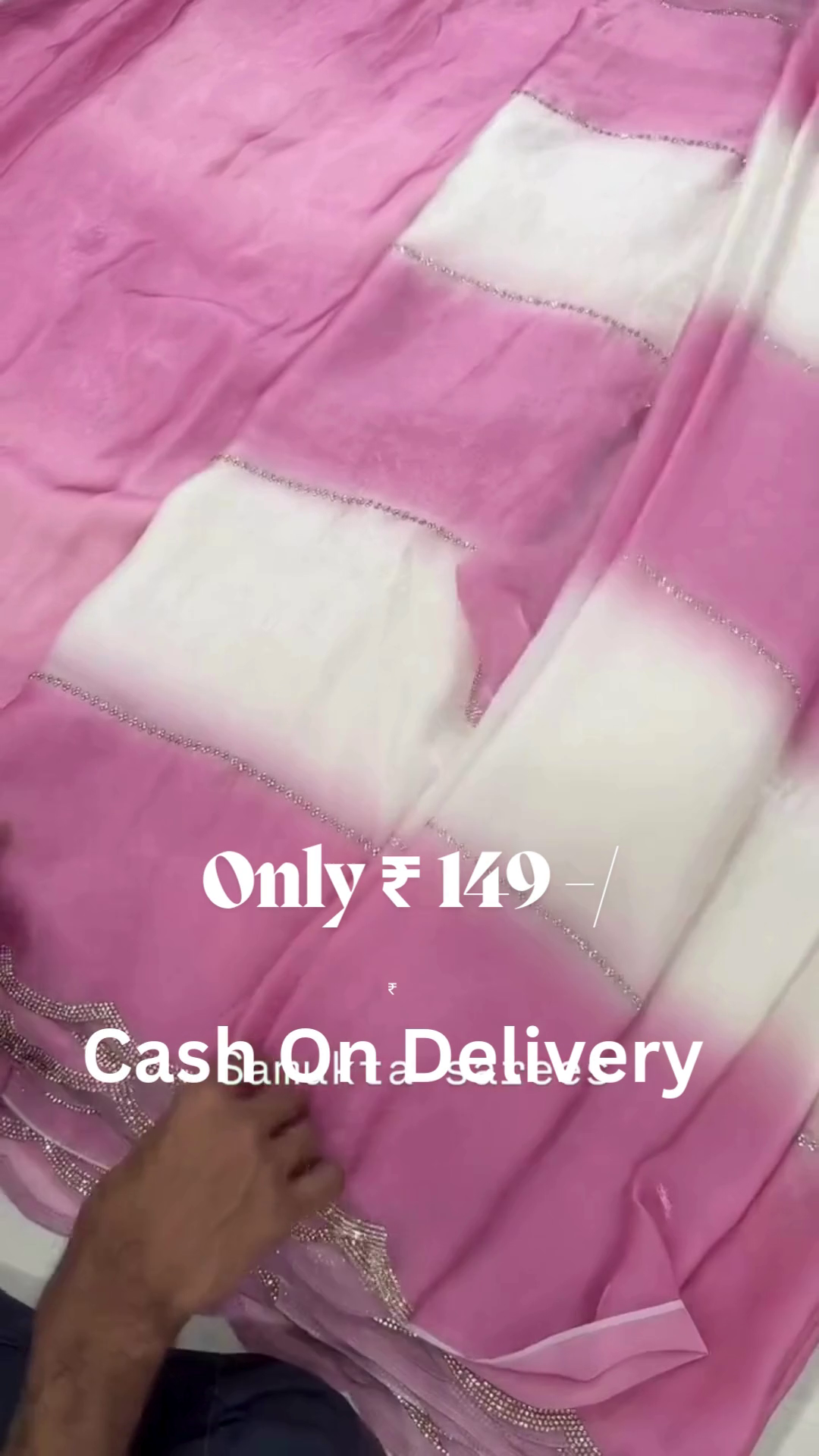 Soft Pink Ombre Saree – Graceful Elegance with Subtle Shine