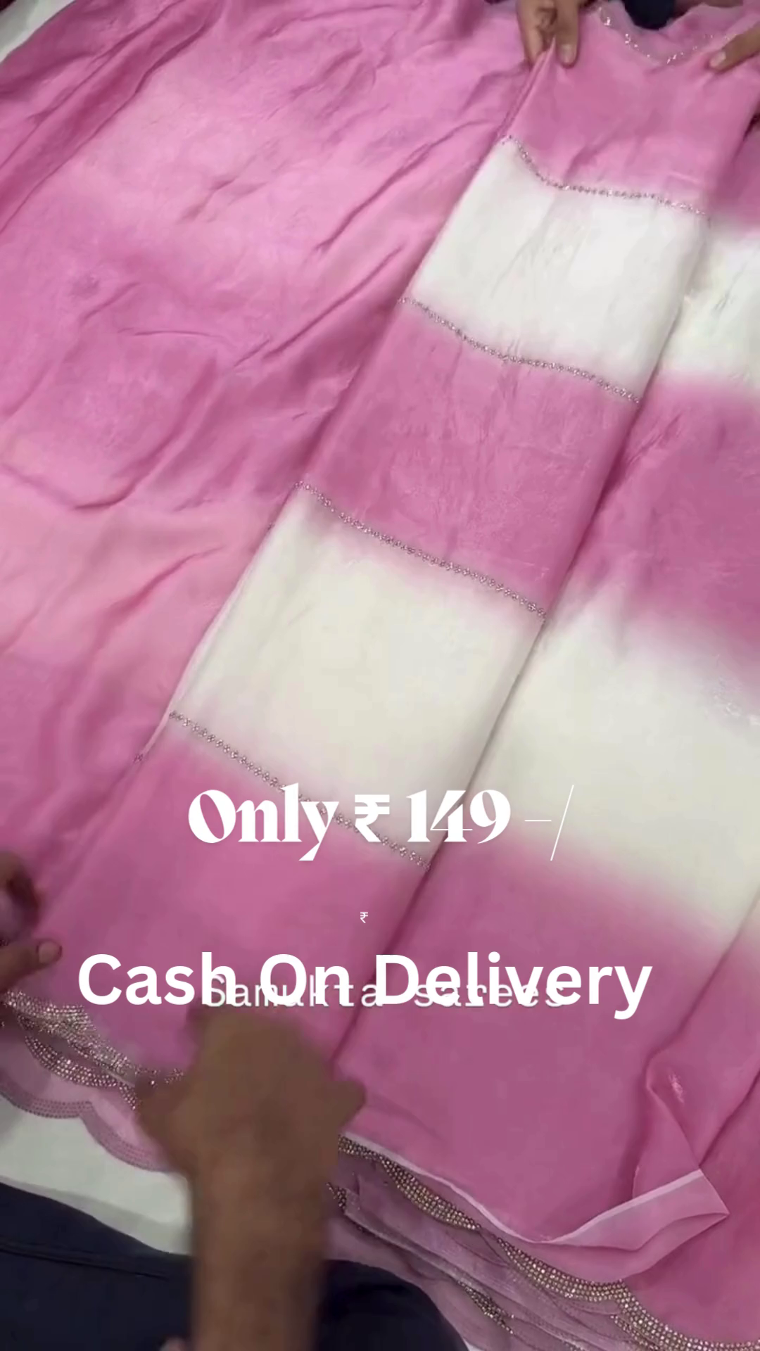 Soft Pink Ombre Saree – Graceful Elegance with Subtle Shine