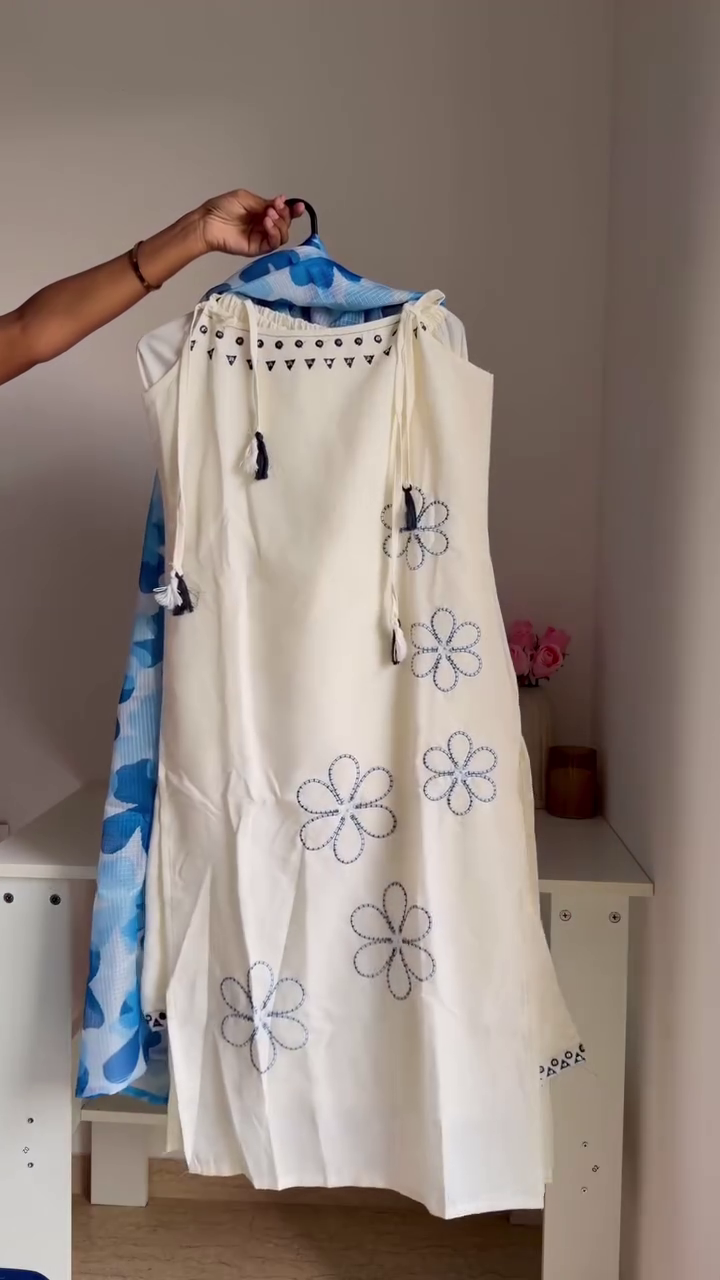 Lime Green Printed Kurti Set – Fresh & Elegant Everyday Wear