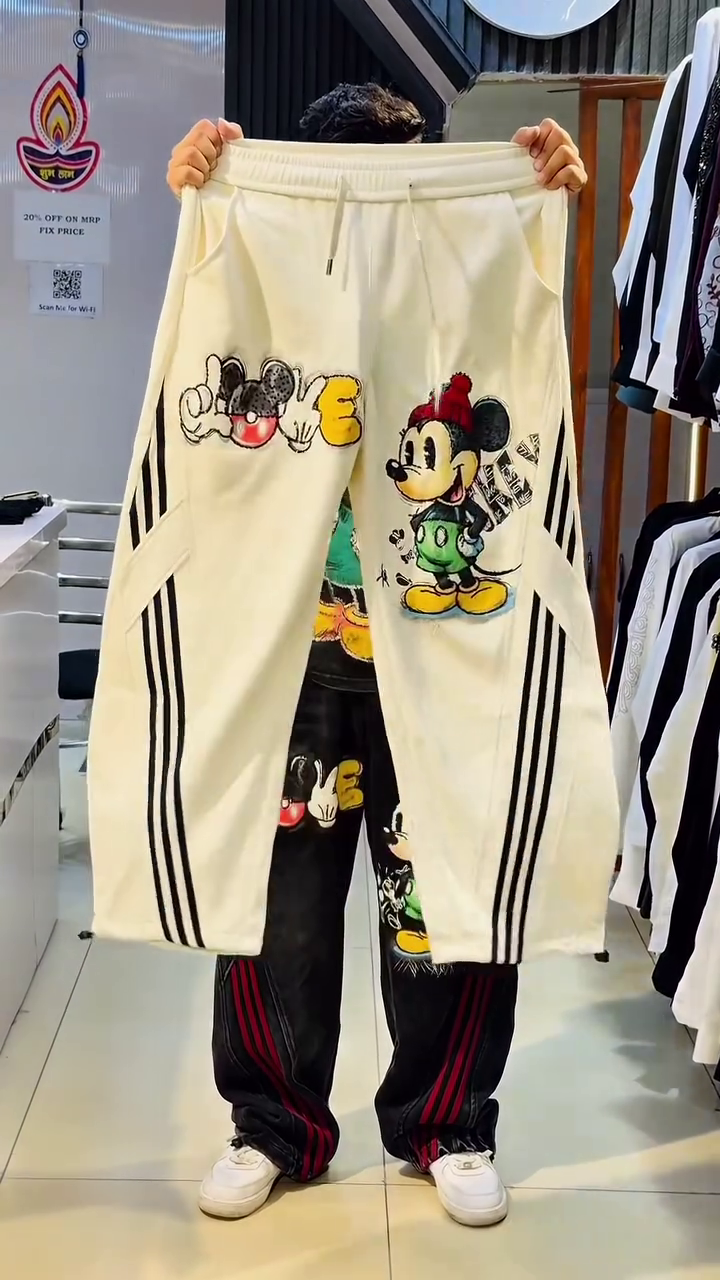 Cartoon Printed Joggers – Bold & Playful Streetwear