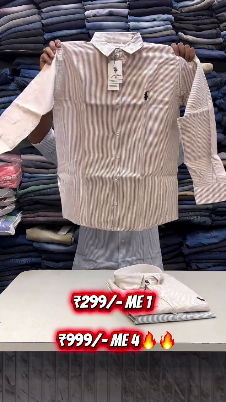 Premium Striped Formal Shirt – Classic & Value Combo