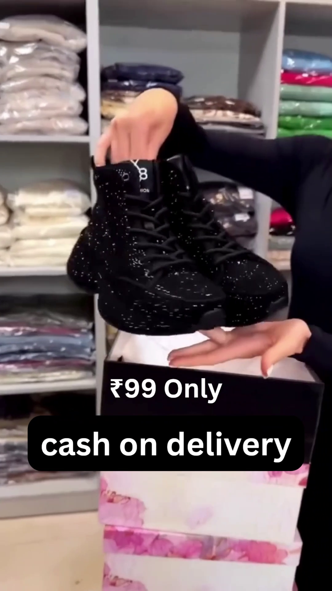 Stylish Glitter Boots