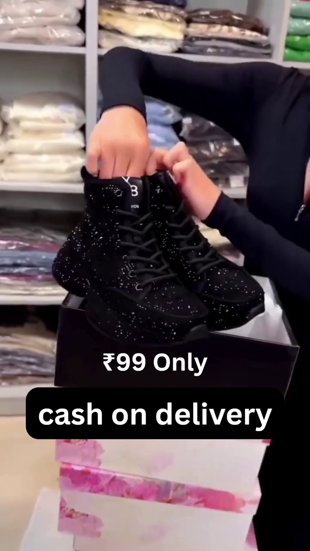 Stylish Glitter Boots