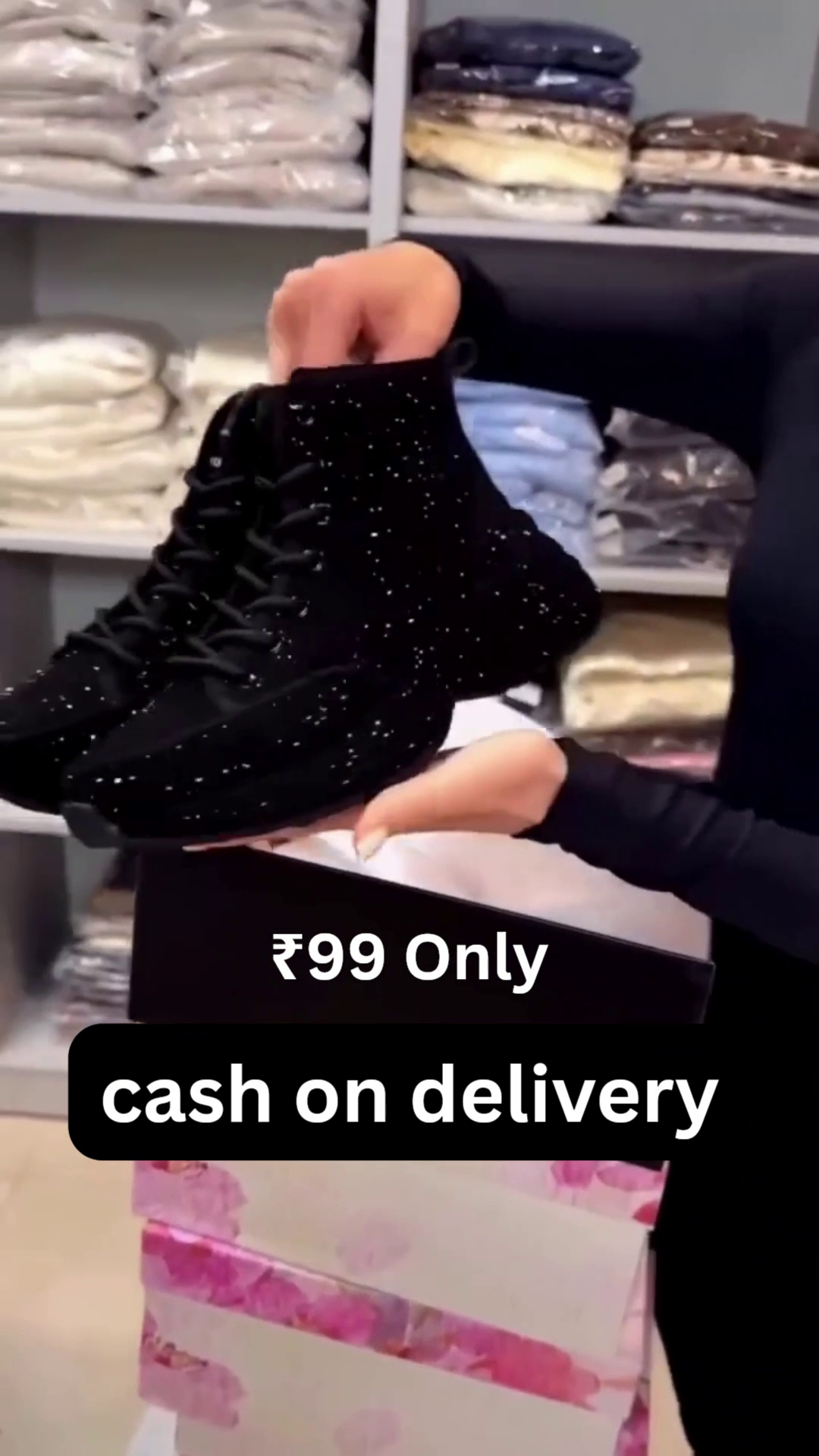 Stylish Glitter Boots