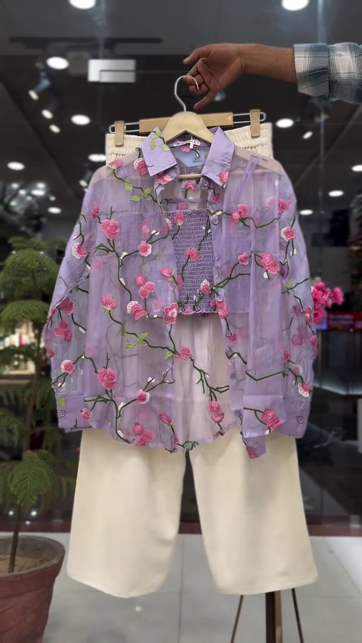 Trendy Floral Co-ord Set for Girls