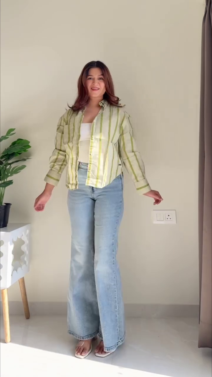 Casual Striped Shirt Outfit