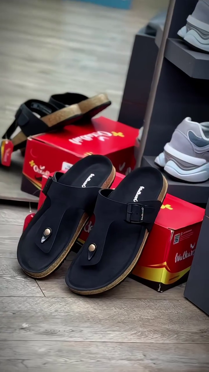 🖤 Classic Men’s Toe-Ring Sandals – Premium Style & Comfort