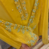 Premium Chiffon Handwork Suit with Bottom and Organza Dupatta - Image 6