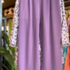 Lilac Leopard Print Co-Ord Set with Solid Inner & Shorts – Bold & Breezy - Image 2
