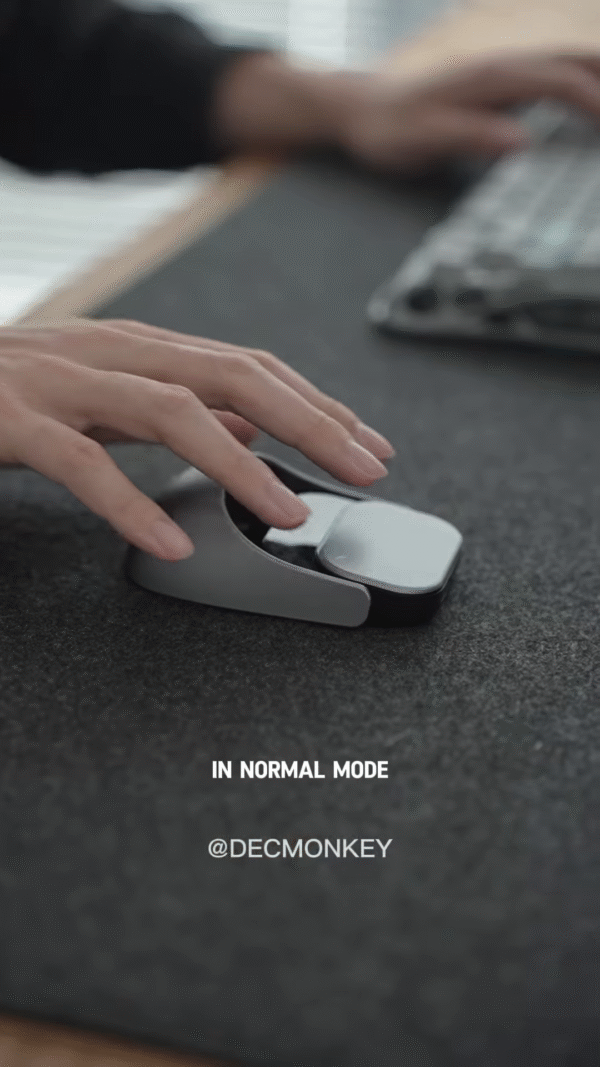 Ergonomic Wireless Mouse with Touch Scroll and Customizable Gestures - Image 3