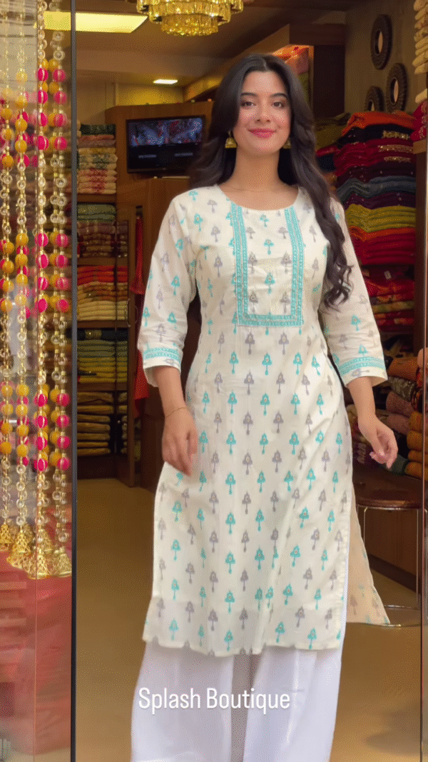 Boho-Chic Printed Kurti – Effortless Ethnic Charm - Image 2