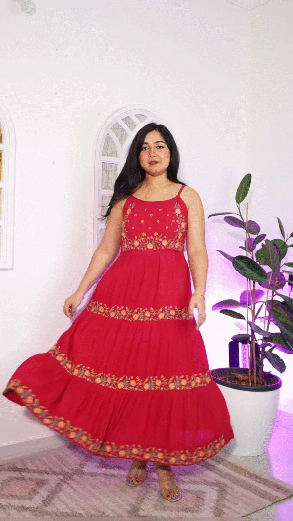 Flowing Floral Maxi Dress – Effortless Grace in 12 Vibrant Styles - Image 4