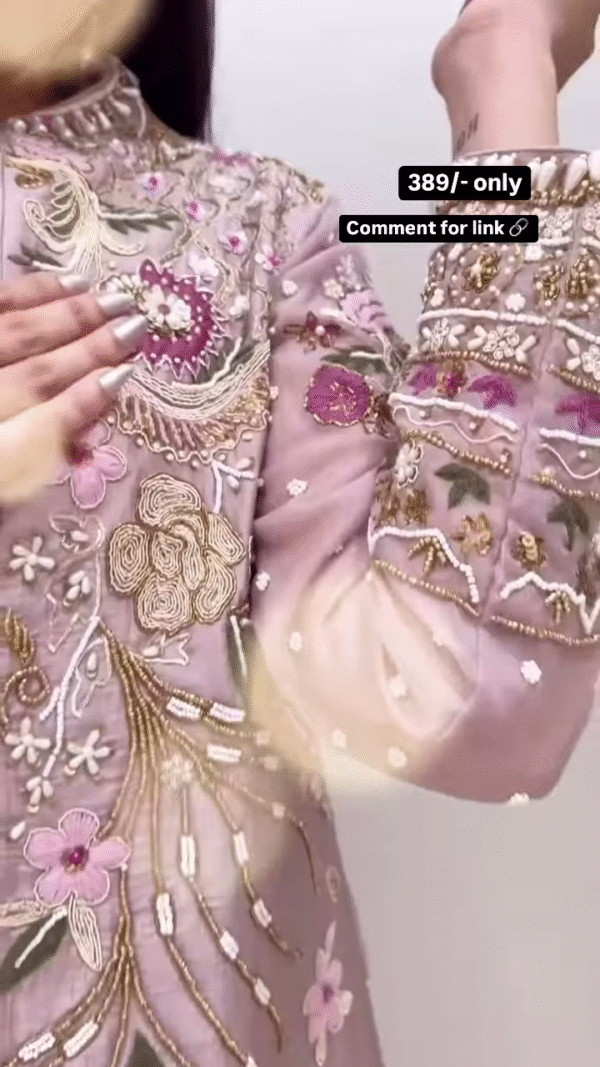Elegant Embroidered Lehenga Set – Designer Look at an Affordable Price - Image 4