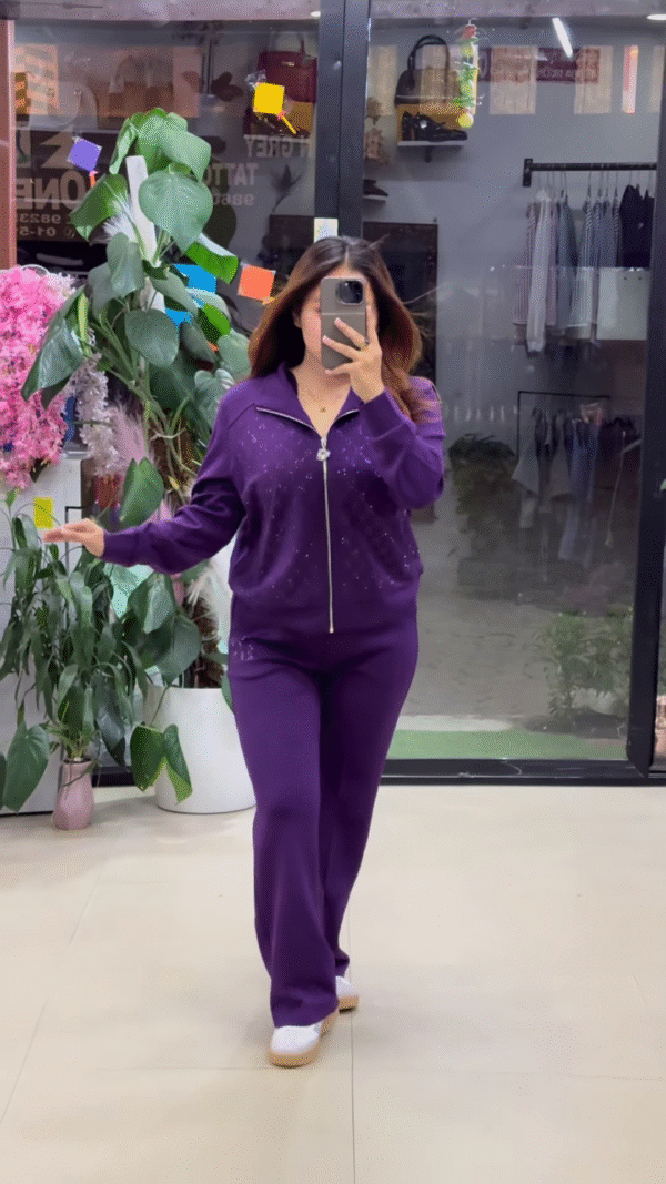🌌 Midnight Glow Co-Ord Set – Purple, Black & Blue Elegance ✨💜🖤💙 - Image 7