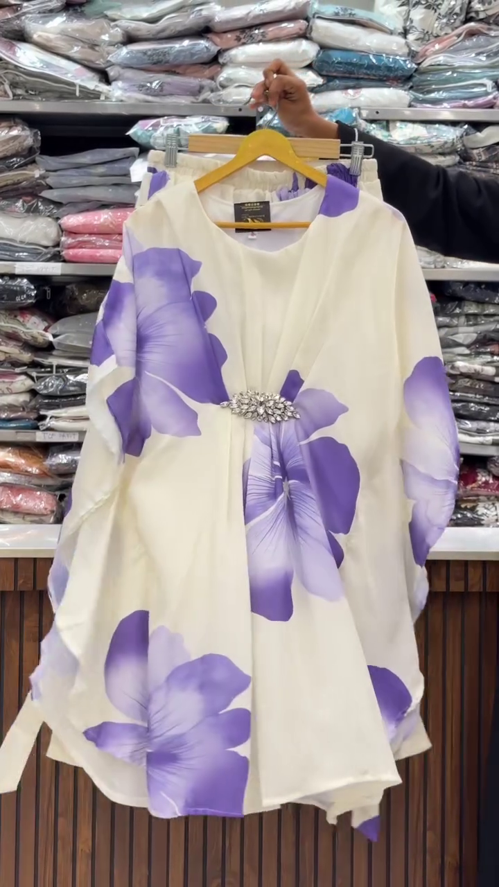 Cream Embroidered Farshi Set – Just ₹149 - Image 2