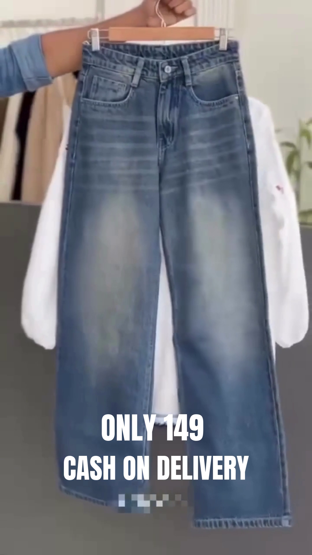 Classic Wide-Leg Denim Jeans – Trendy Everyday Essential