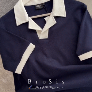 Navy & White Polo Co-Ord Set – Smart Casual Sophistication
