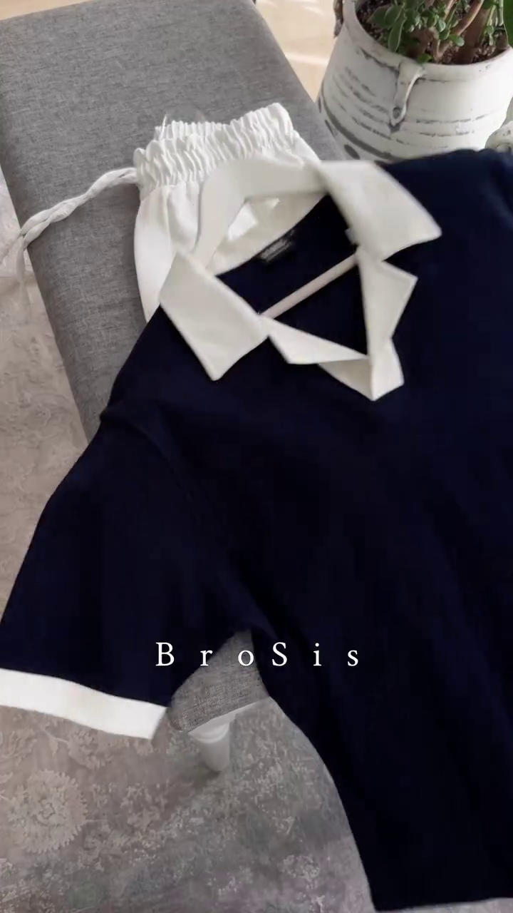 Navy & White Polo Co-Ord Set – Smart Casual Sophistication - Image 6