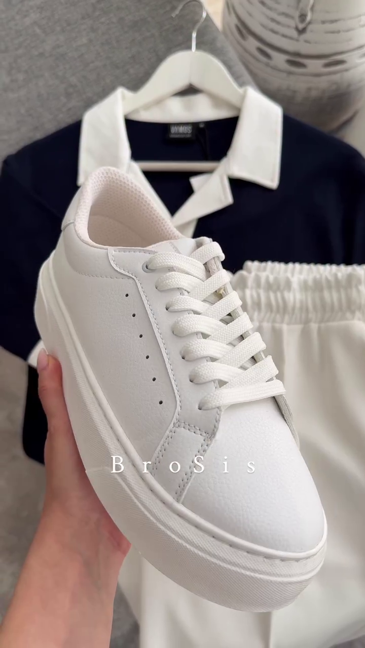 Navy & White Polo Co-Ord Set – Smart Casual Sophistication - Image 4