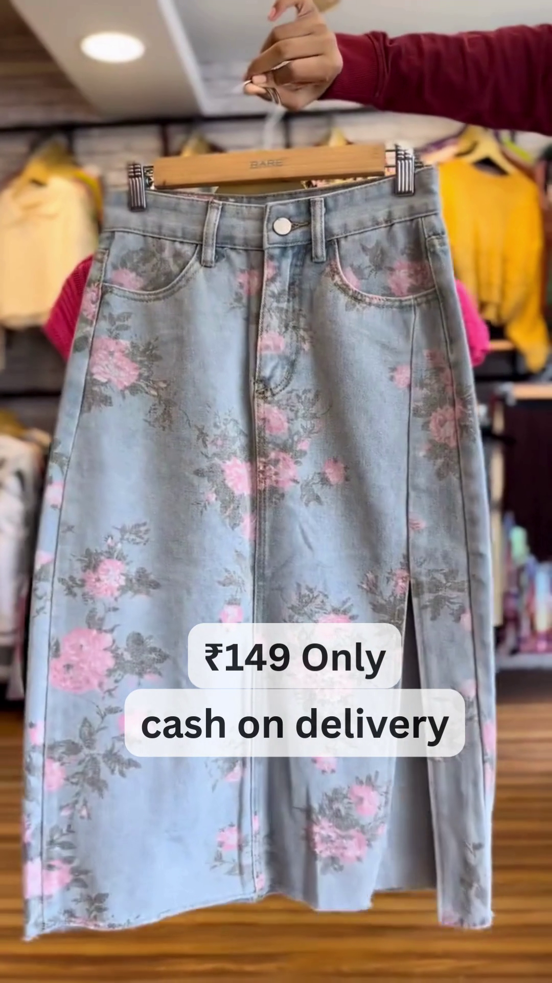 Vibrant Pink Ribbed Knit Top – Just ₹149 - Image 2