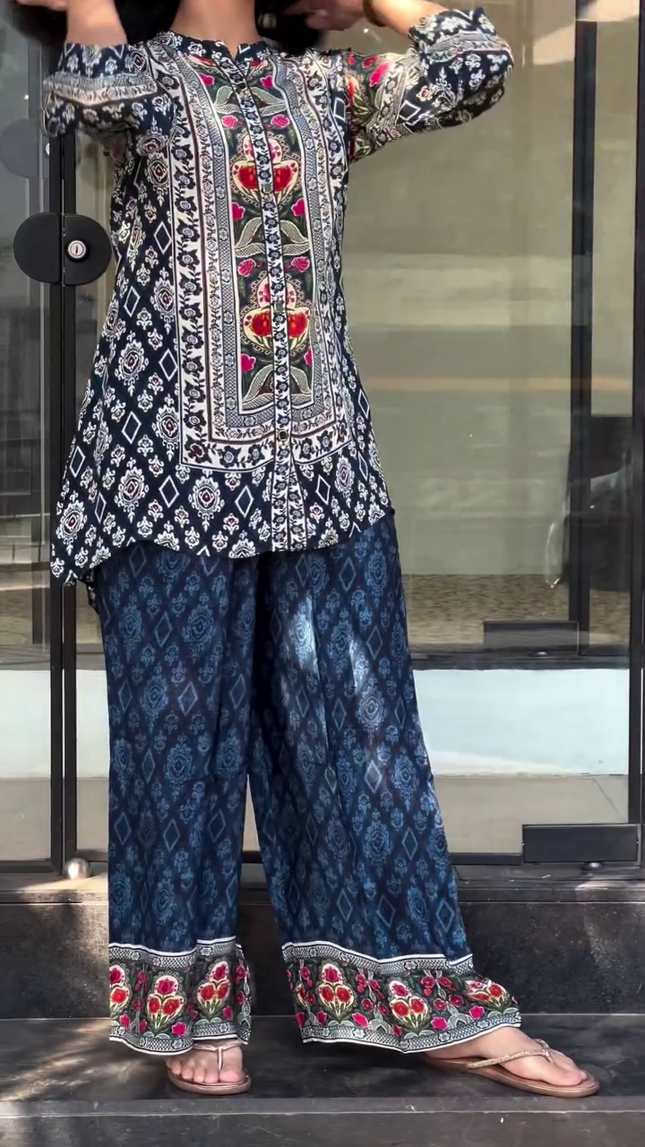 Elegant Printed Co-Ord Set – Smart Everyday Ethnic Comfort - Image 2