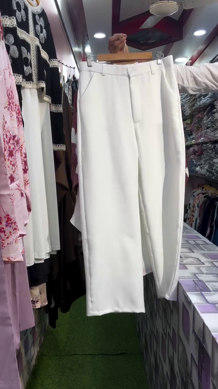 Purple Ombre Floral Shirt Set – Soft & Elegant Casual Look - Image 3