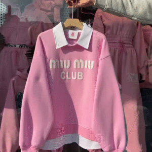 Miu Miu Club Pastel Sweatshirt – Cute & Classy Winter Essential