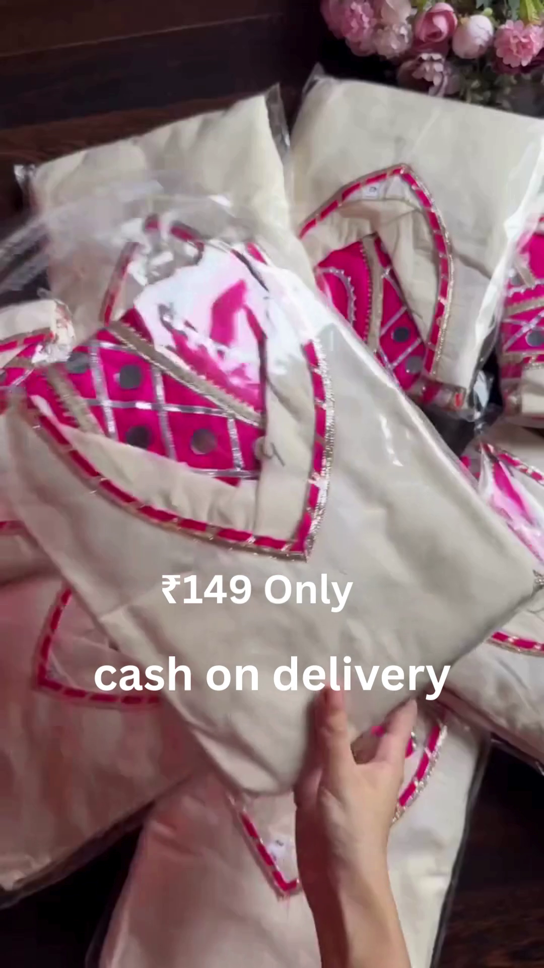 Charming Cream Printed Salwar Suit – Subtle & Sophisticated - Image 6