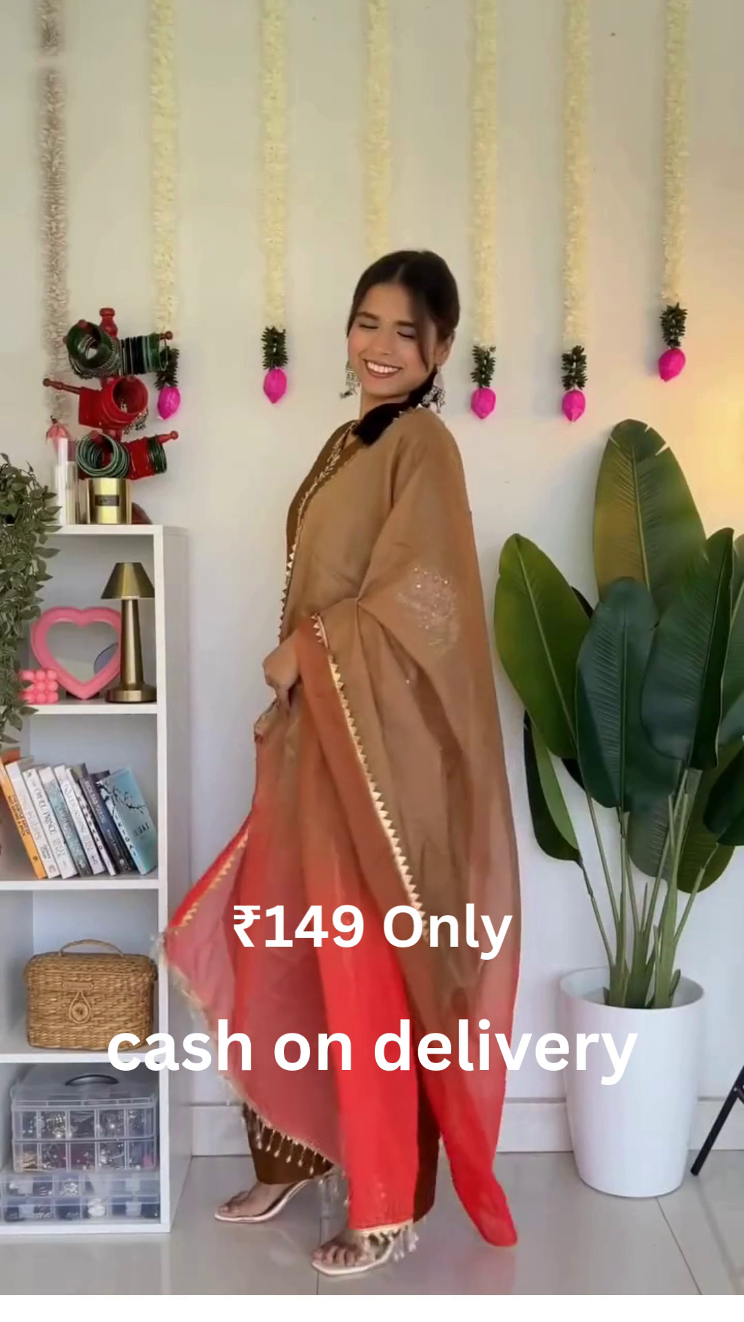 Graceful Brown Ethnic Suit – Traditional Elegance with a Modern Touch - Image 6