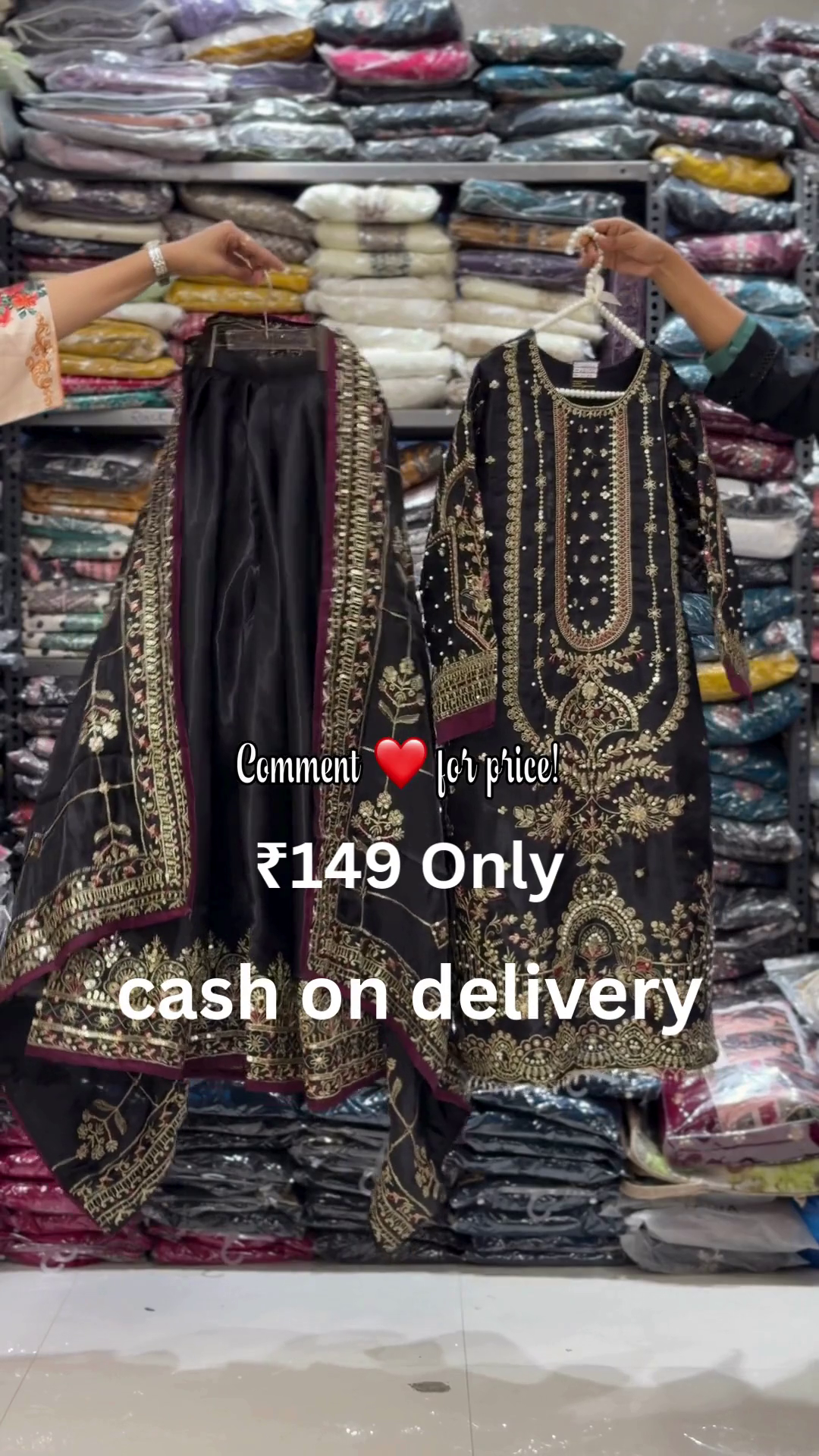 Royal Cream Embroidered Suit Set – Timeless Festive Elegance - Image 6