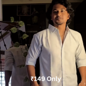 Classic White Shirt Style at Just ₹149 – Effortless Elegance with Cash on Delivery