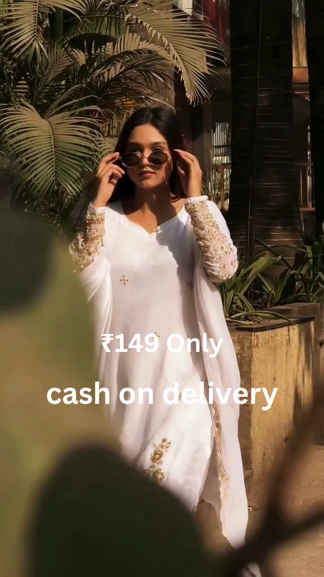 Graceful White Ethnic Suit – Timeless Elegance at ₹149 | Cash on Delivery Available - Image 6